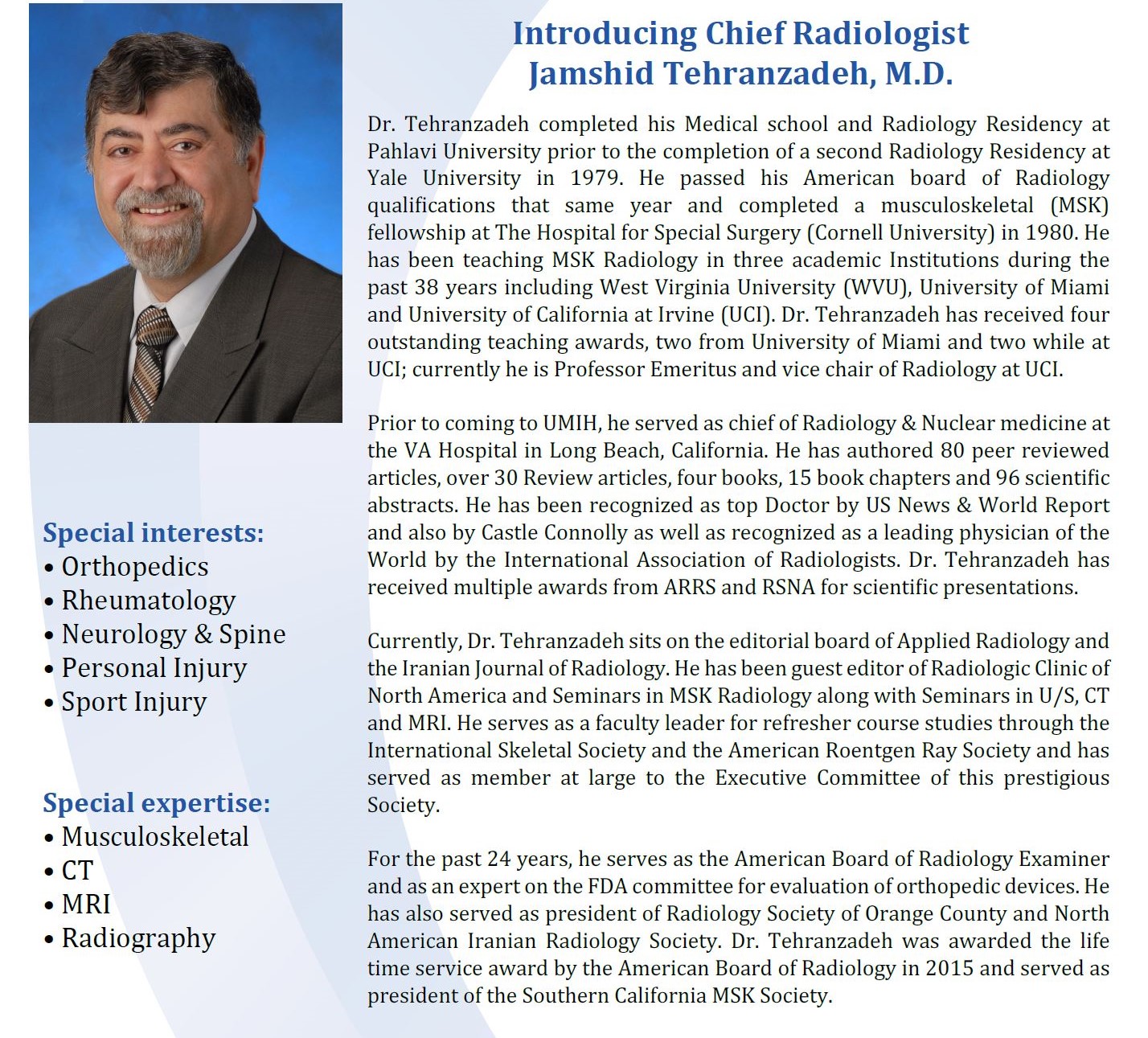 UMIH - United Medical Imaging Healthcare | Outpatient Radiology ... — Radiology/Imaging clinic in Anaheim, CA — photo 2